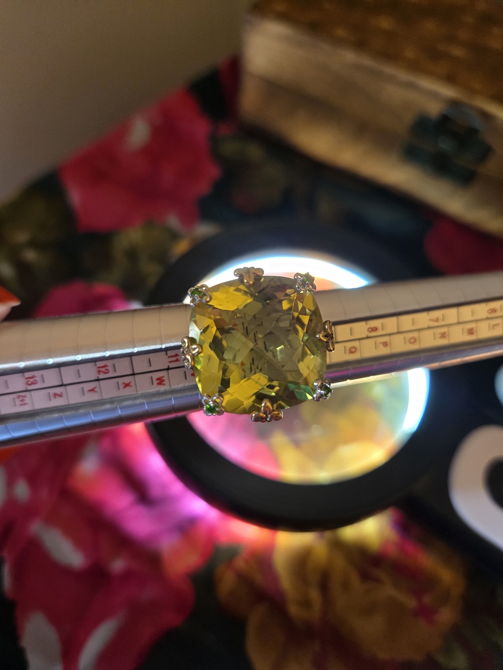 Michael Valitutti Size 10 Lemon Quartz Ring - Picture 7 of 11